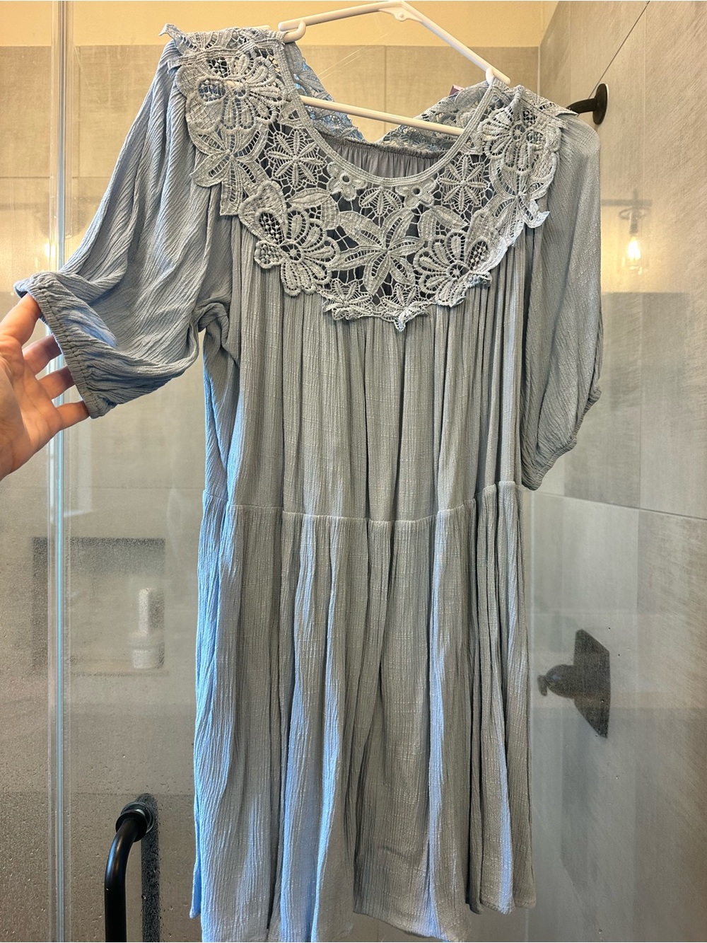Lace Collar Dress